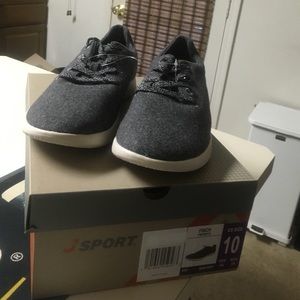 Jambu Jsport Dark Grey Finche Wool Microsuede 10